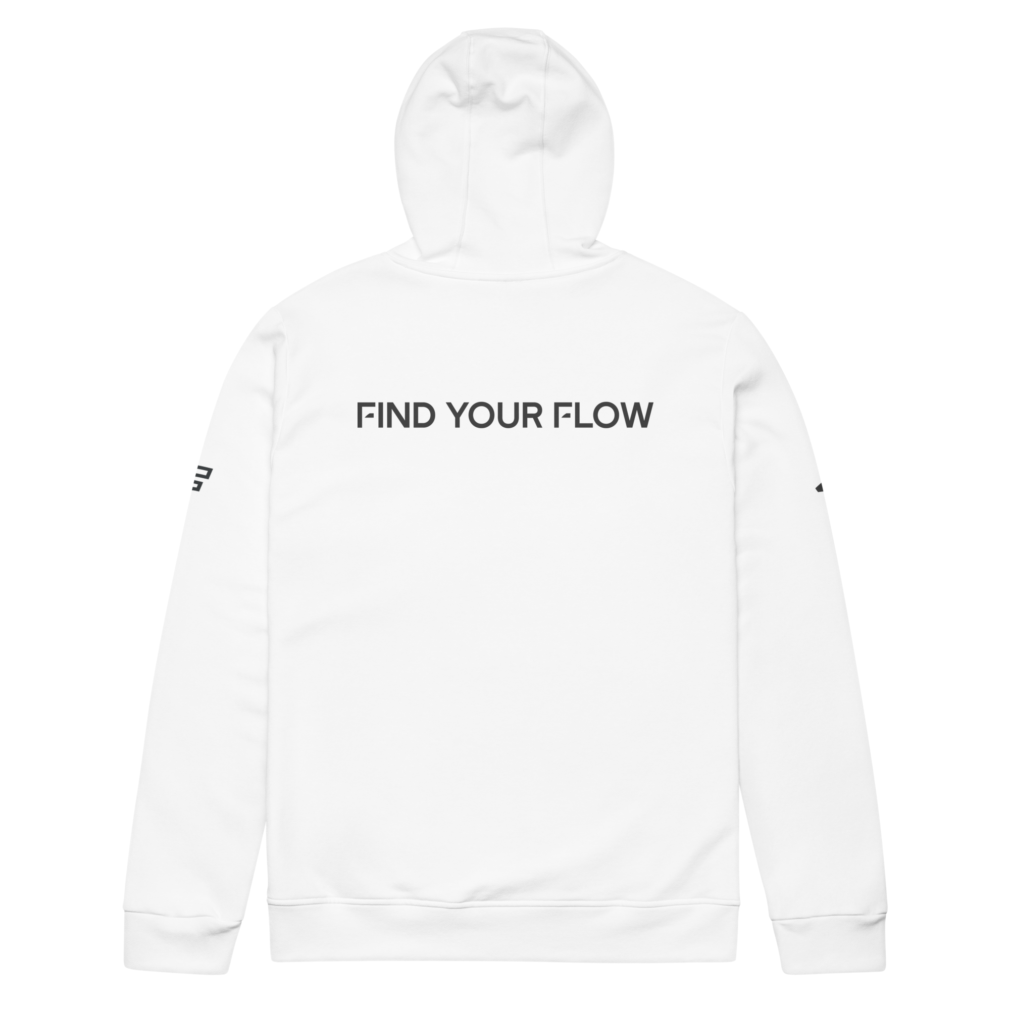 FLOW X ADIDAS RELAXED FIT HOODIE » WHITE HIGH CONTRAST
