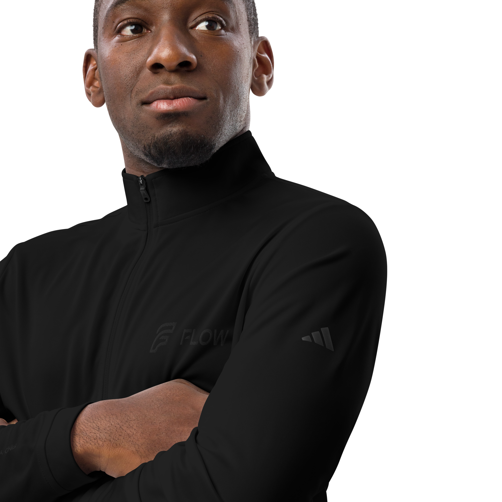 FLOW X ADIDAS TECH SHIRT » BLACK STEALTH
