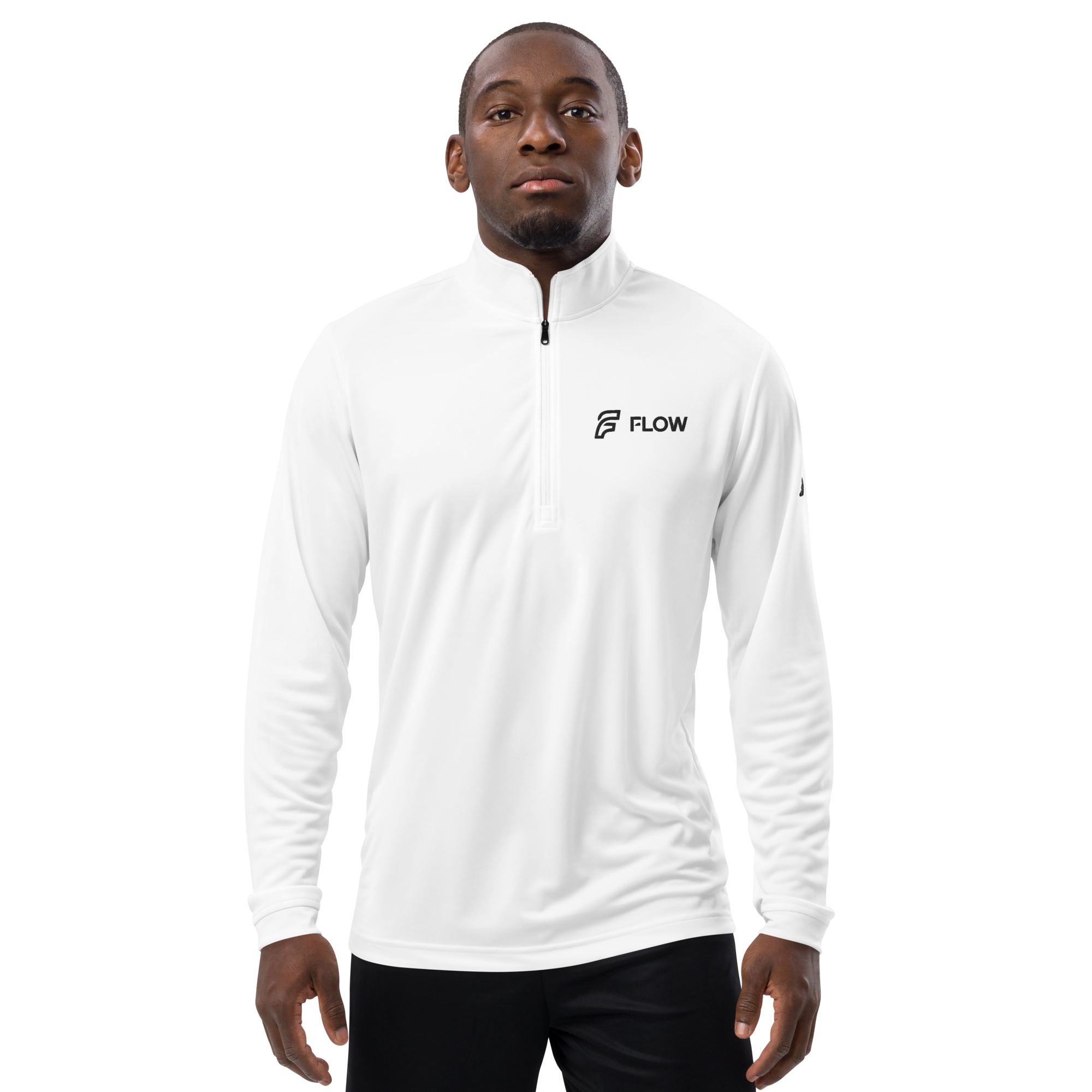 FLOW X ADIDAS TECH SHIRT » WHITE HIGH CONTRAST