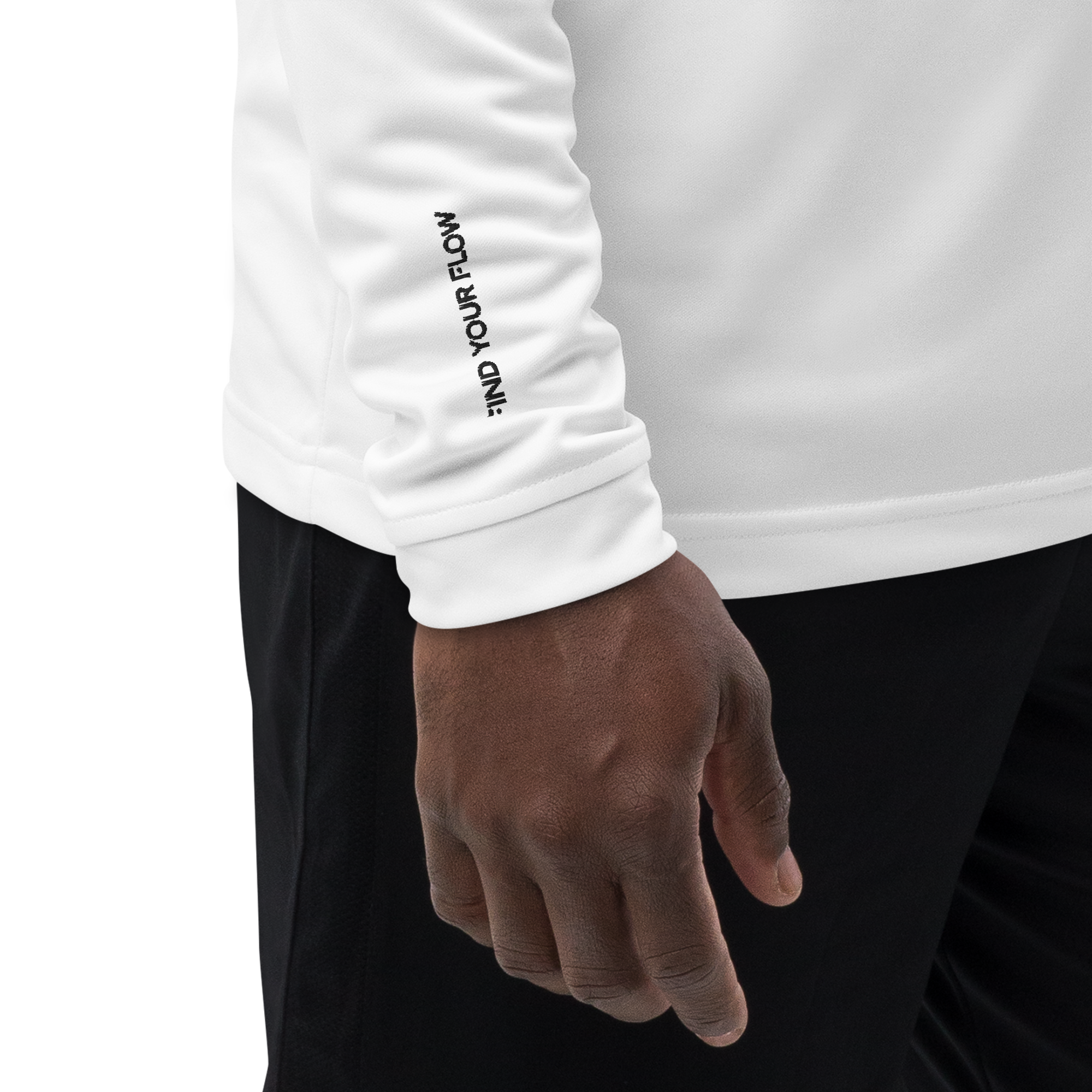 FLOW X ADIDAS TECH SHIRT » WHITE HIGH CONTRAST