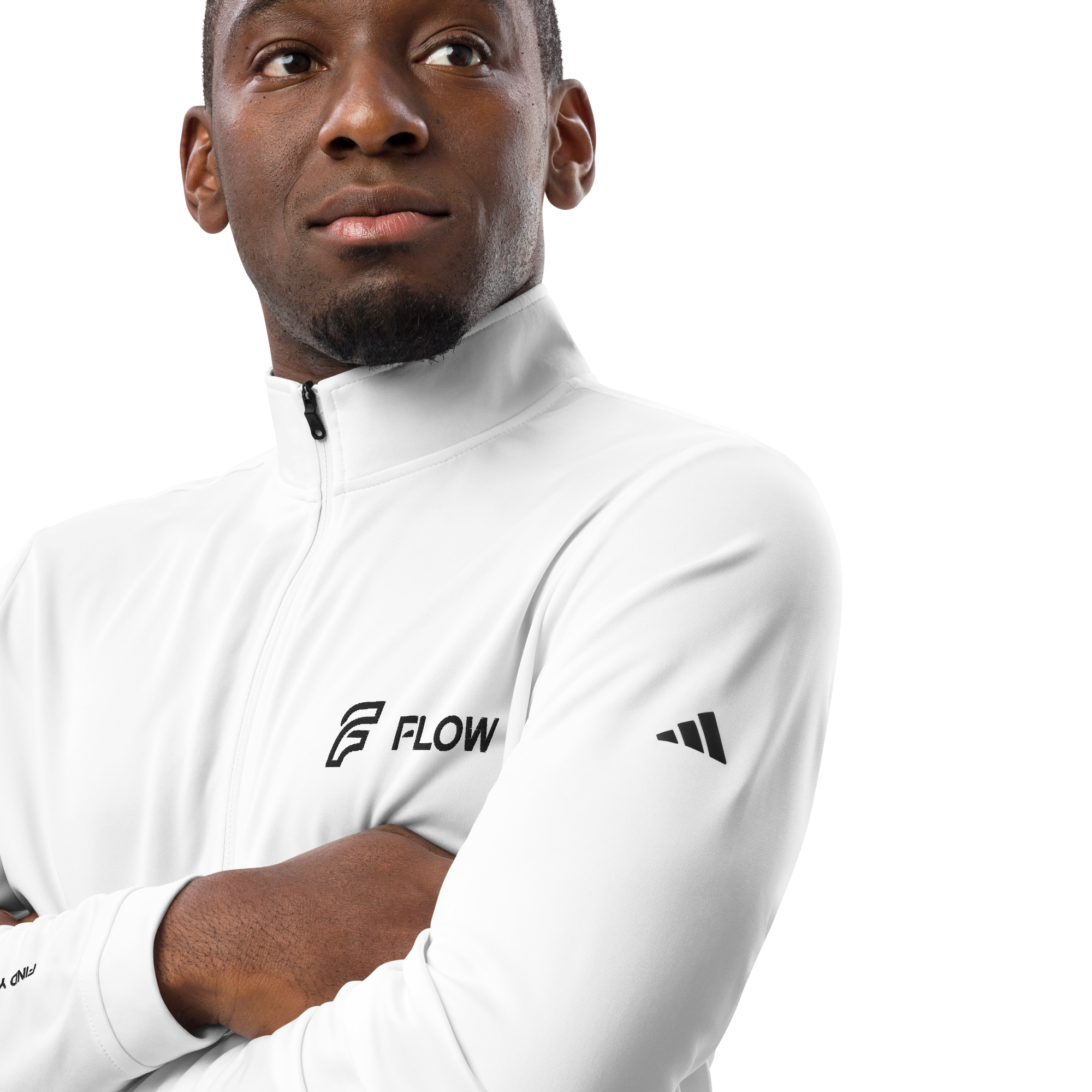 FLOW X ADIDAS TECH SHIRT » WHITE HIGH CONTRAST