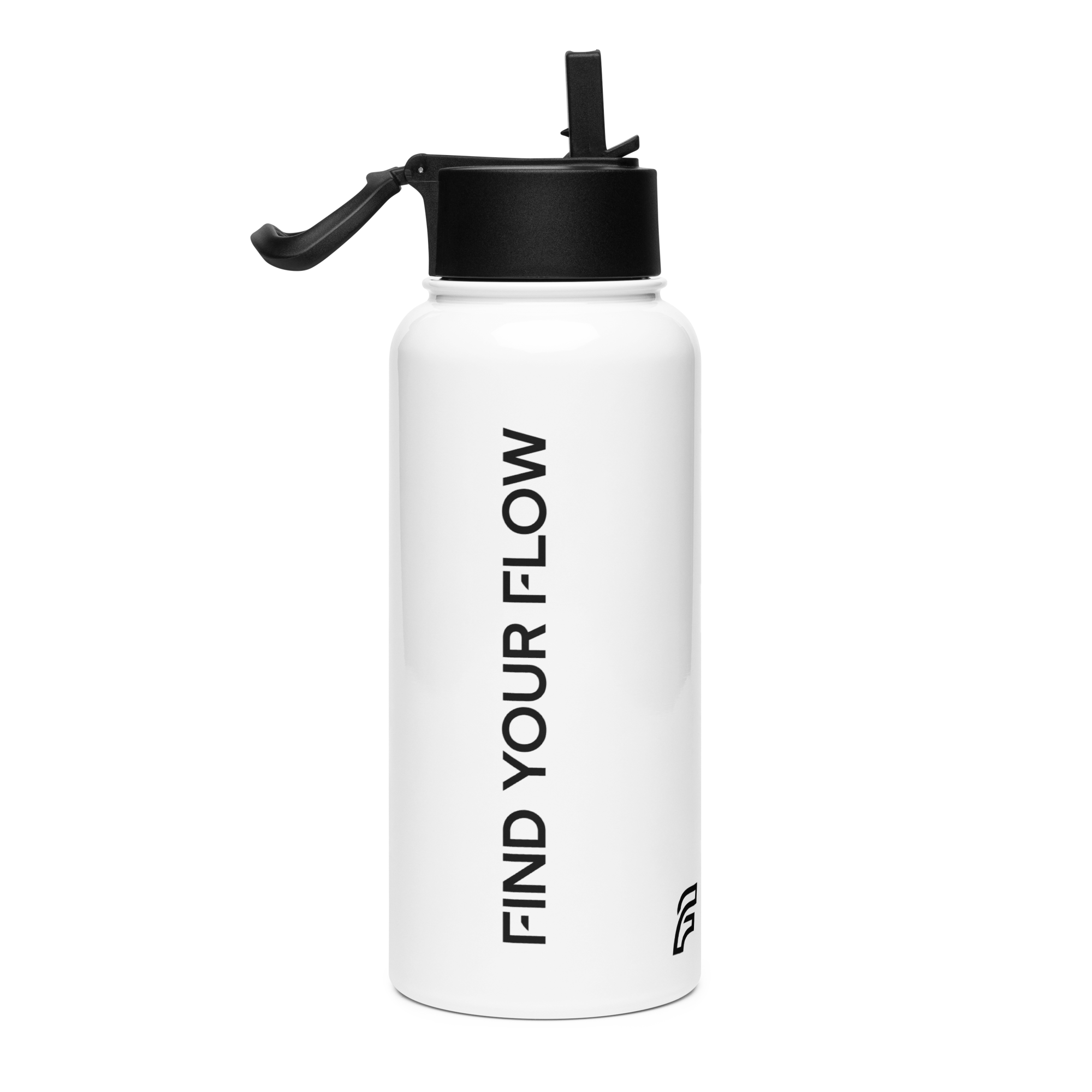 FINDYOURFLOW Stainless Steel Water Bottle » Arctic White