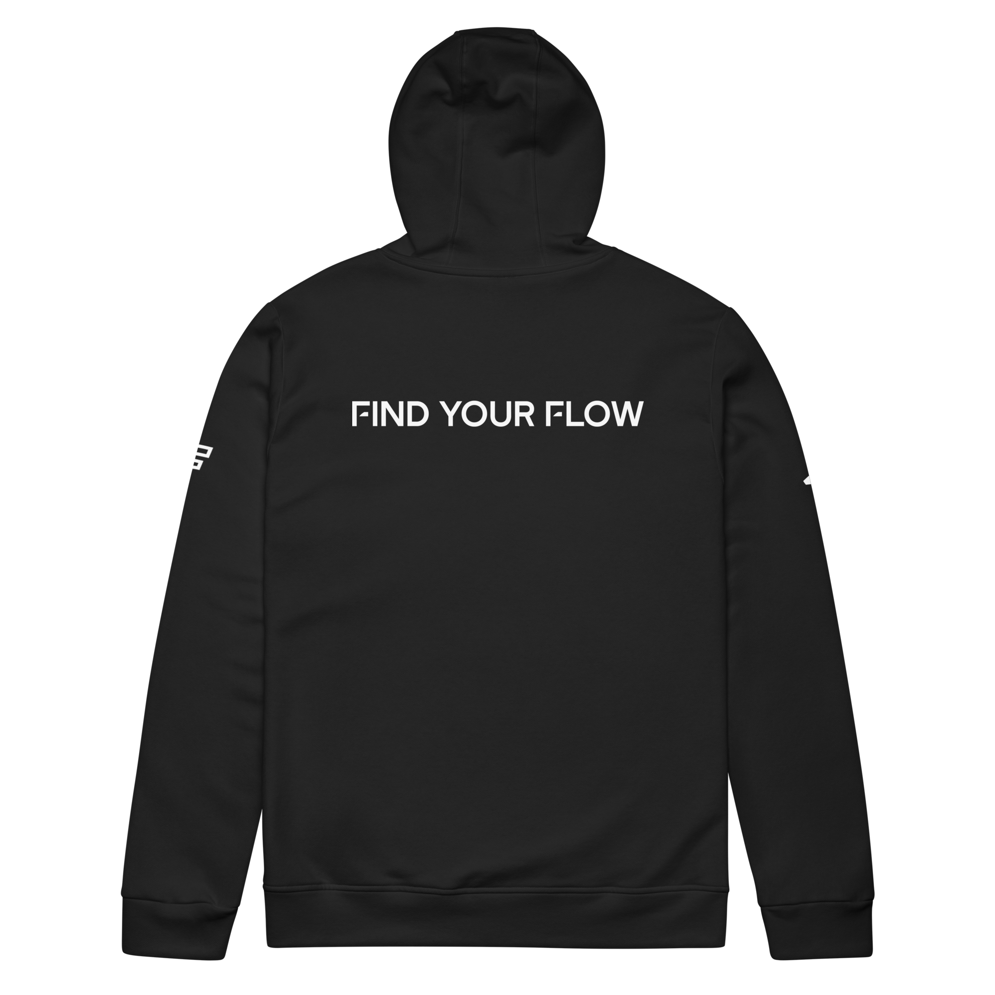 FLOW X ADIDAS RELAXED FIT HOODIE | BLACK HIGH CONTRAST