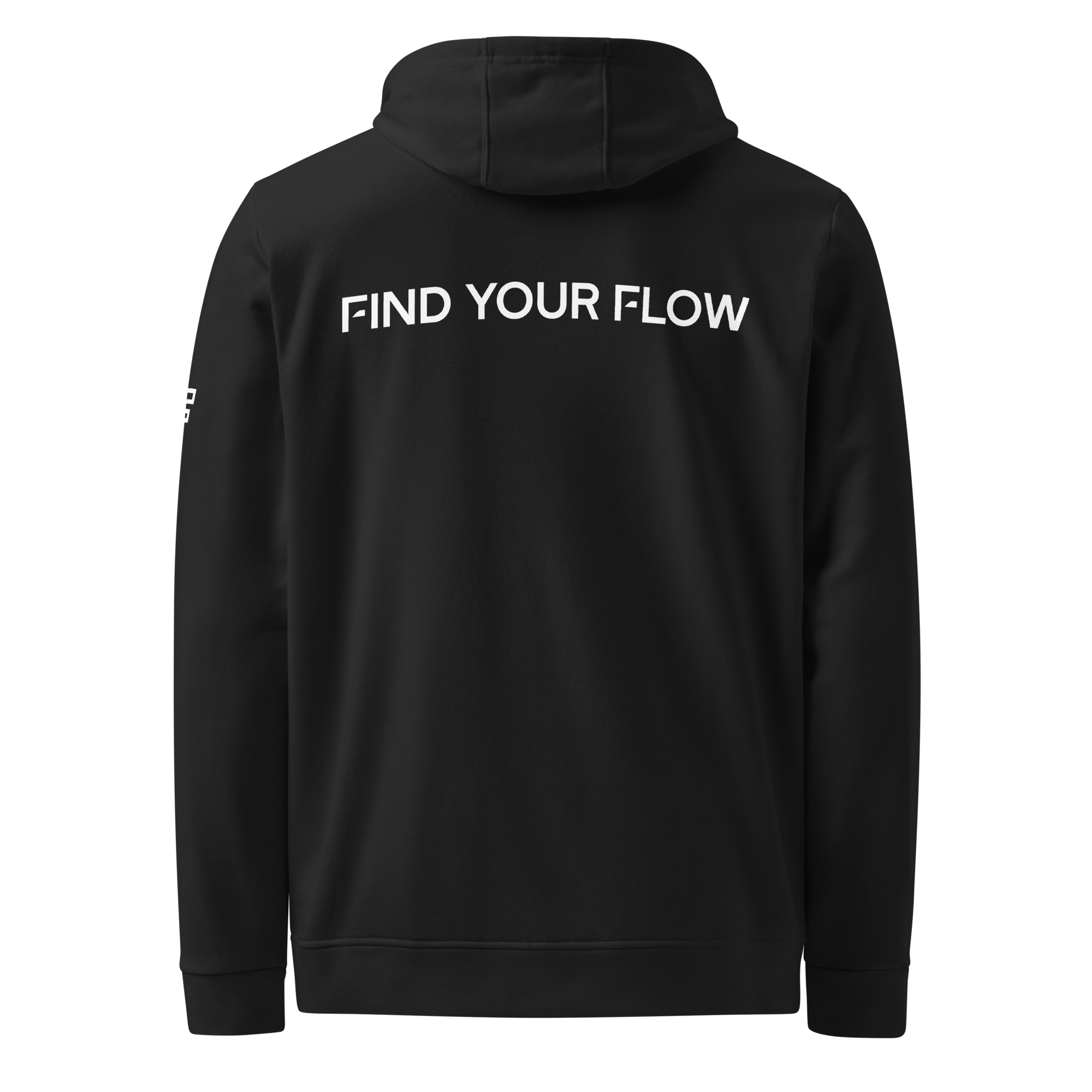 FLOW X ADIDAS RELAXED FIT HOODIE | BLACK HIGH CONTRAST