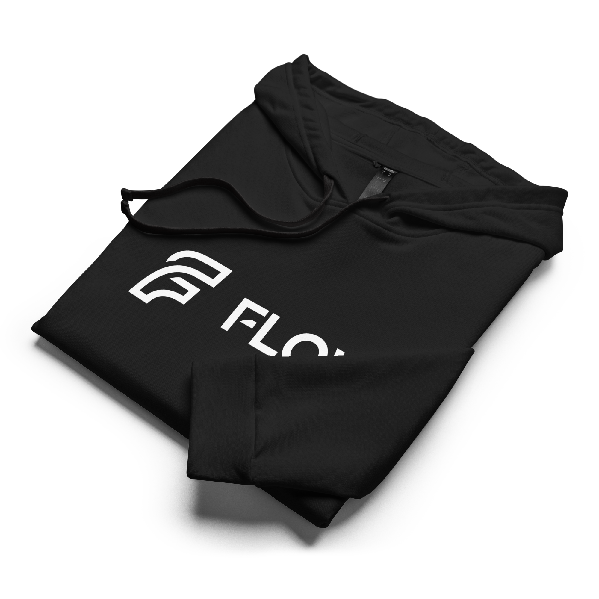 FLOW X ADIDAS RELAXED FIT HOODIE | BLACK HIGH CONTRAST