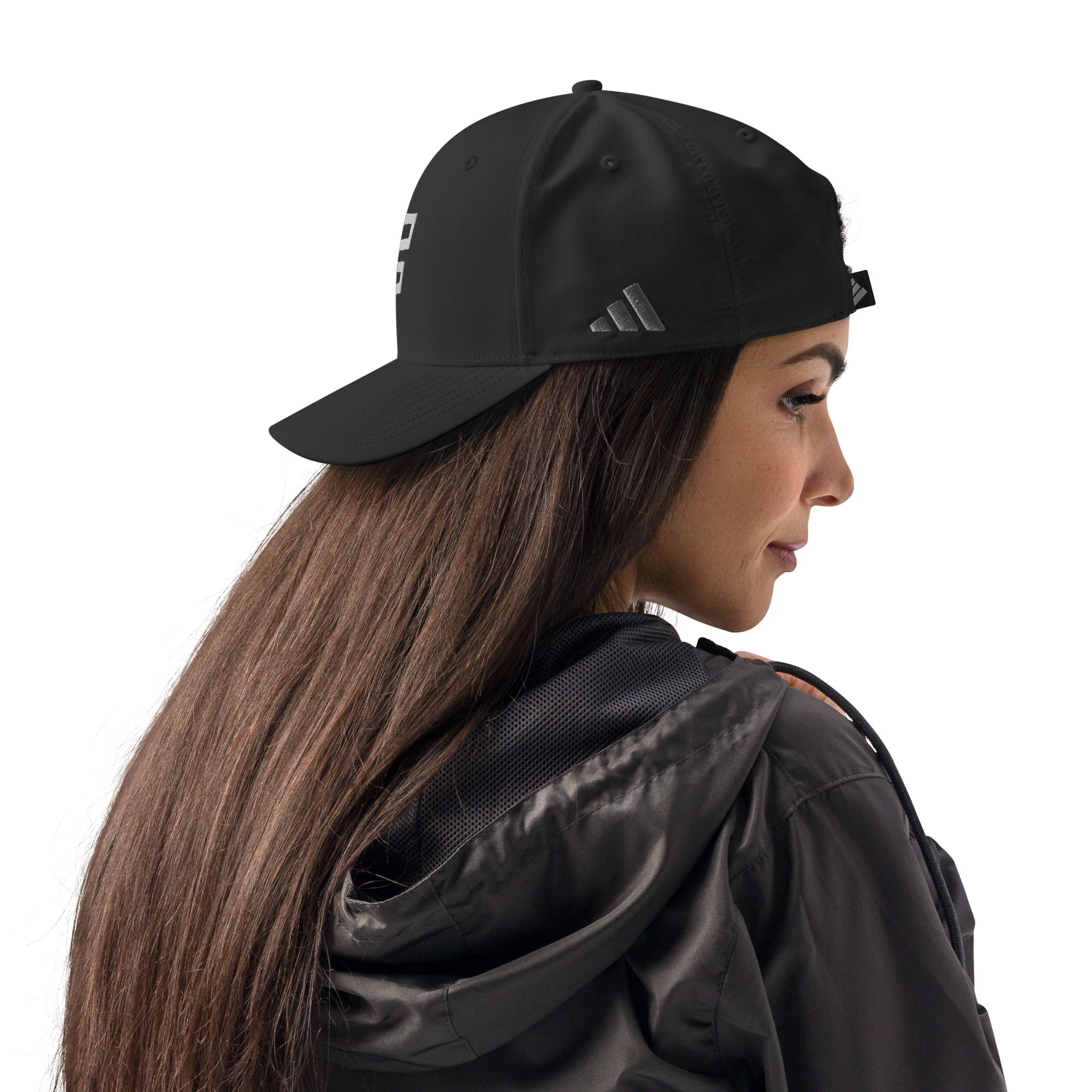 FLOW X ADIDAS TRUCKER CAP | BLACK HIGH CONTRAST