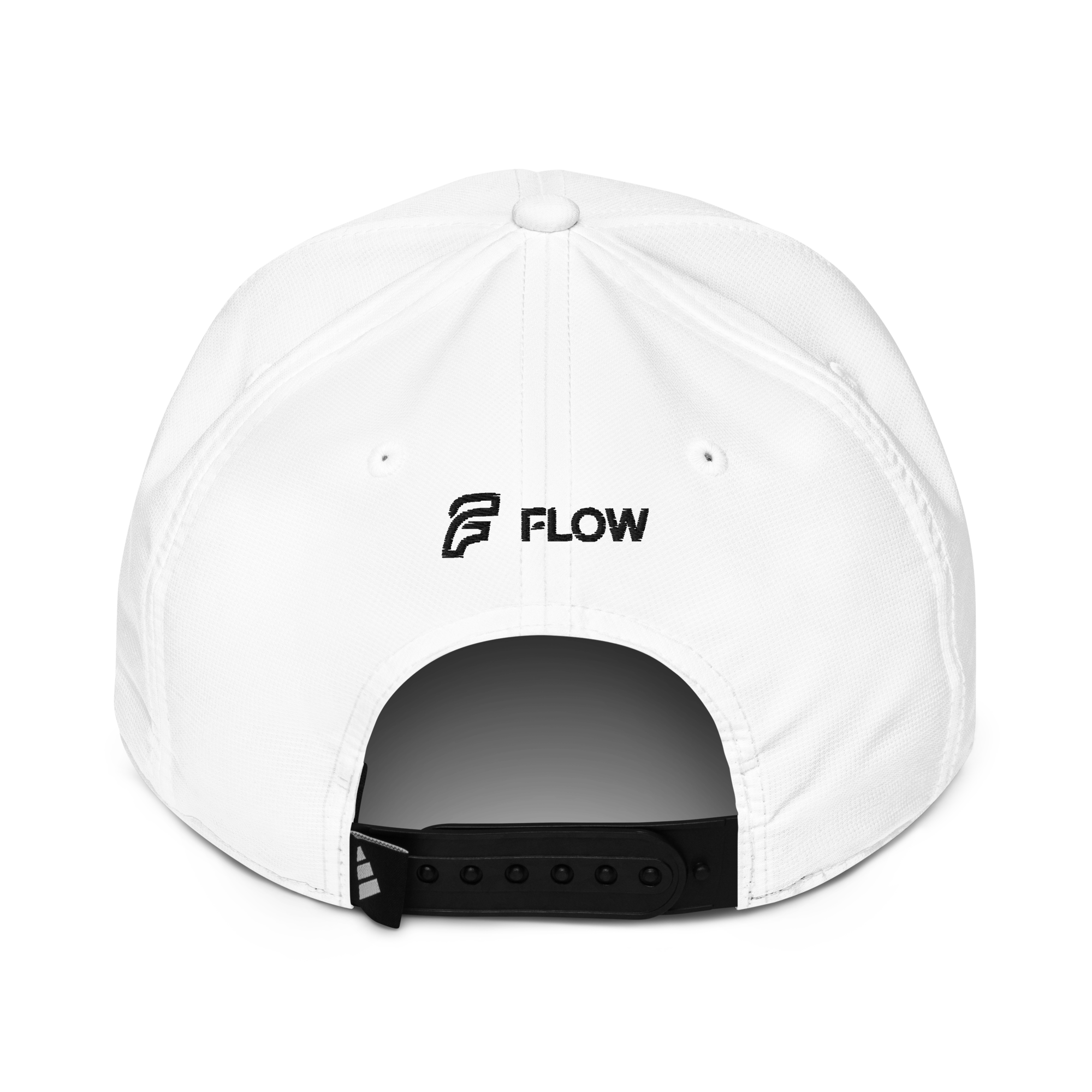 FLOW X ADIDAS TRUCKER CAP | WHITE HIGH CONTRAST