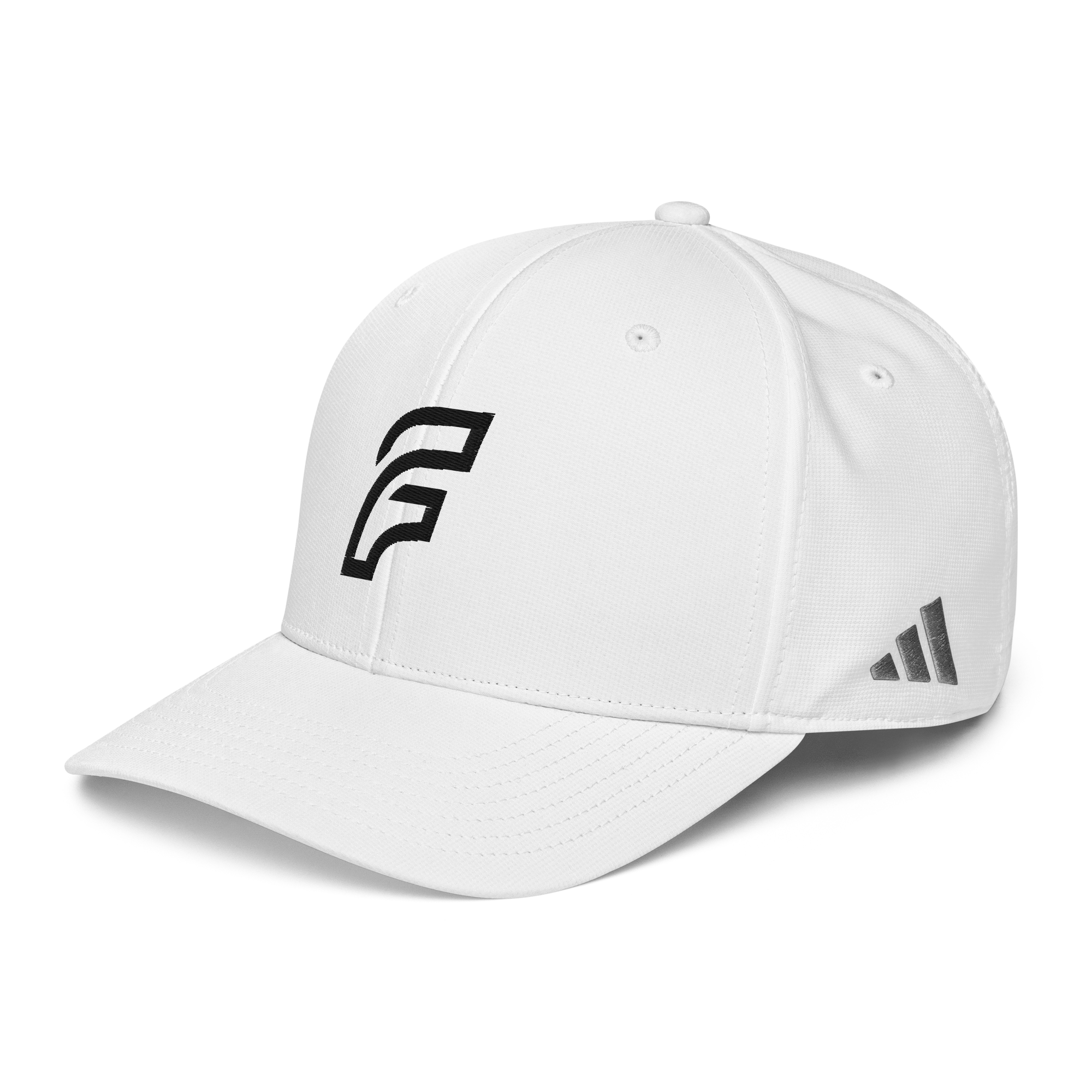 FLOW X ADIDAS TRUCKER CAP | WHITE HIGH CONTRAST