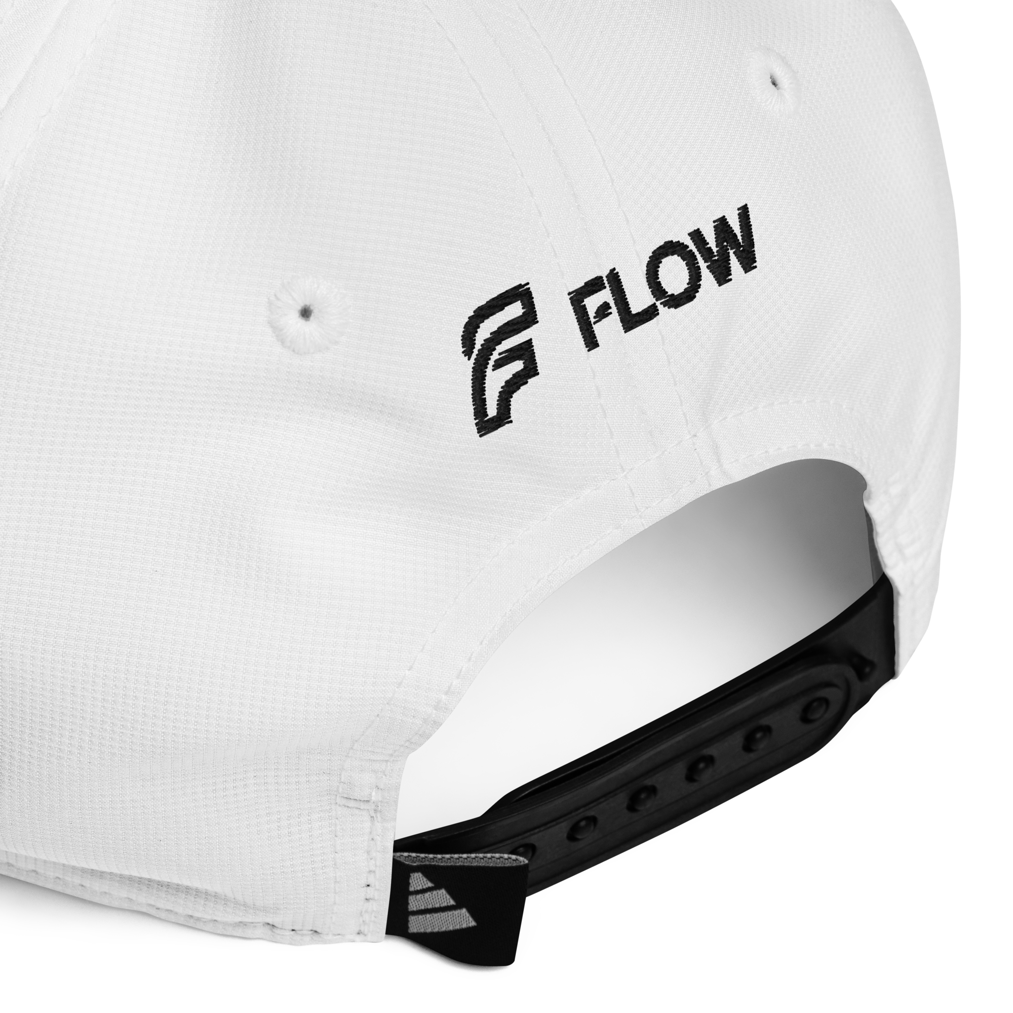 FLOW X ADIDAS TRUCKER CAP | WHITE HIGH CONTRAST