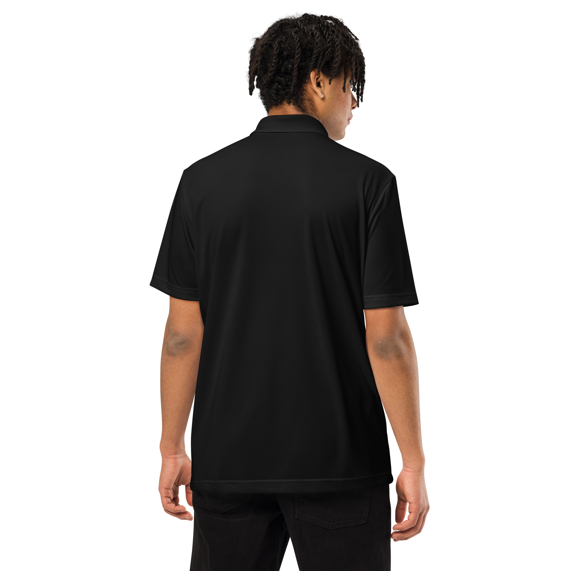 FLOW X ADIDAS TECH POLO | BLACK STEALTH