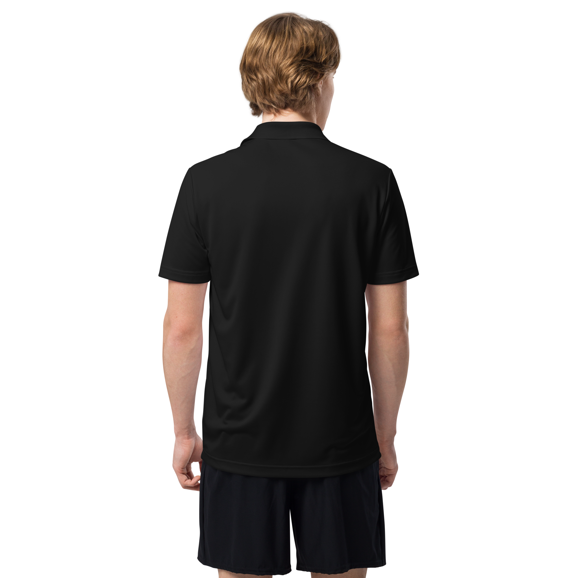 FLOW X ADIDAS TECH POLO | BLACK STEALTH