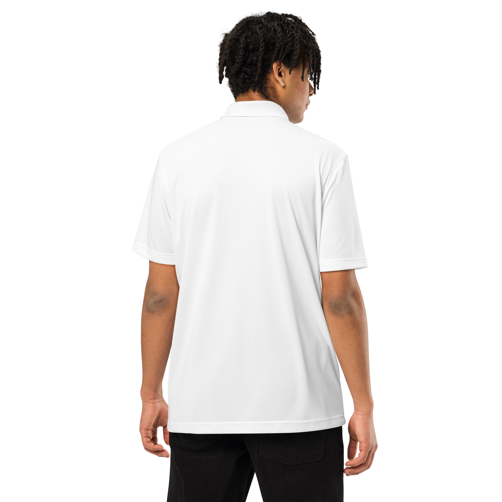 FLOW X ADIDAS TECH POLO | WHITE STEALTH