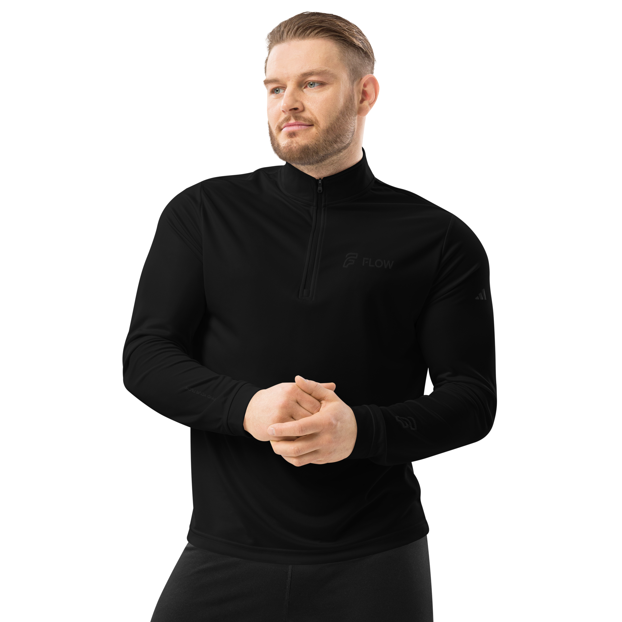 FLOW X ADIDAS TECH SHIRT | BLACK STEALTH