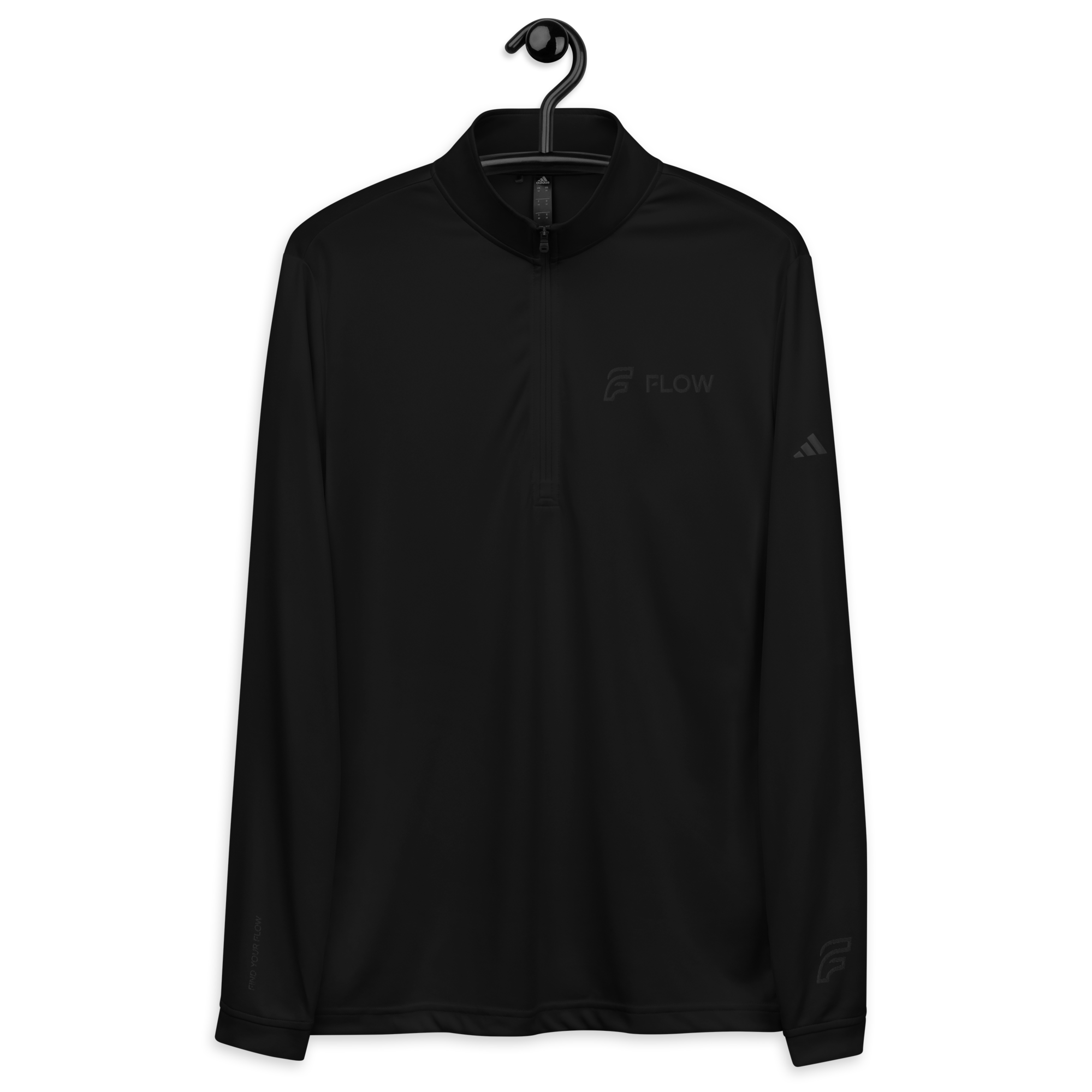 FLOW X ADIDAS TECH SHIRT | BLACK STEALTH