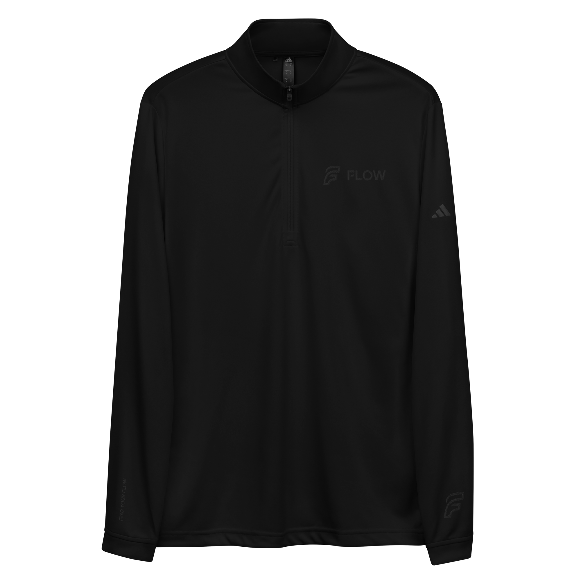 FLOW X ADIDAS TECH SHIRT | BLACK STEALTH