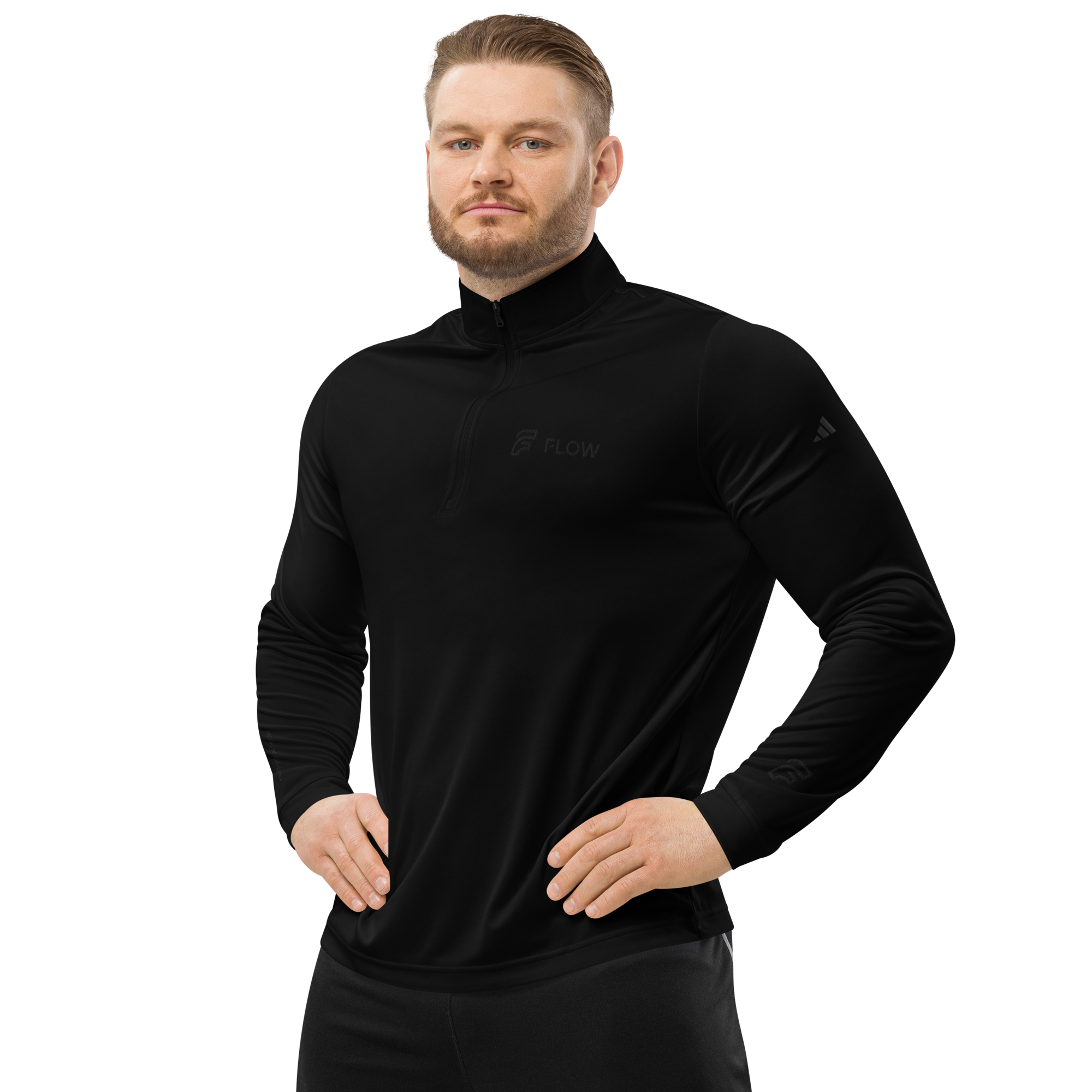 FLOW X ADIDAS TECH SHIRT | BLACK STEALTH