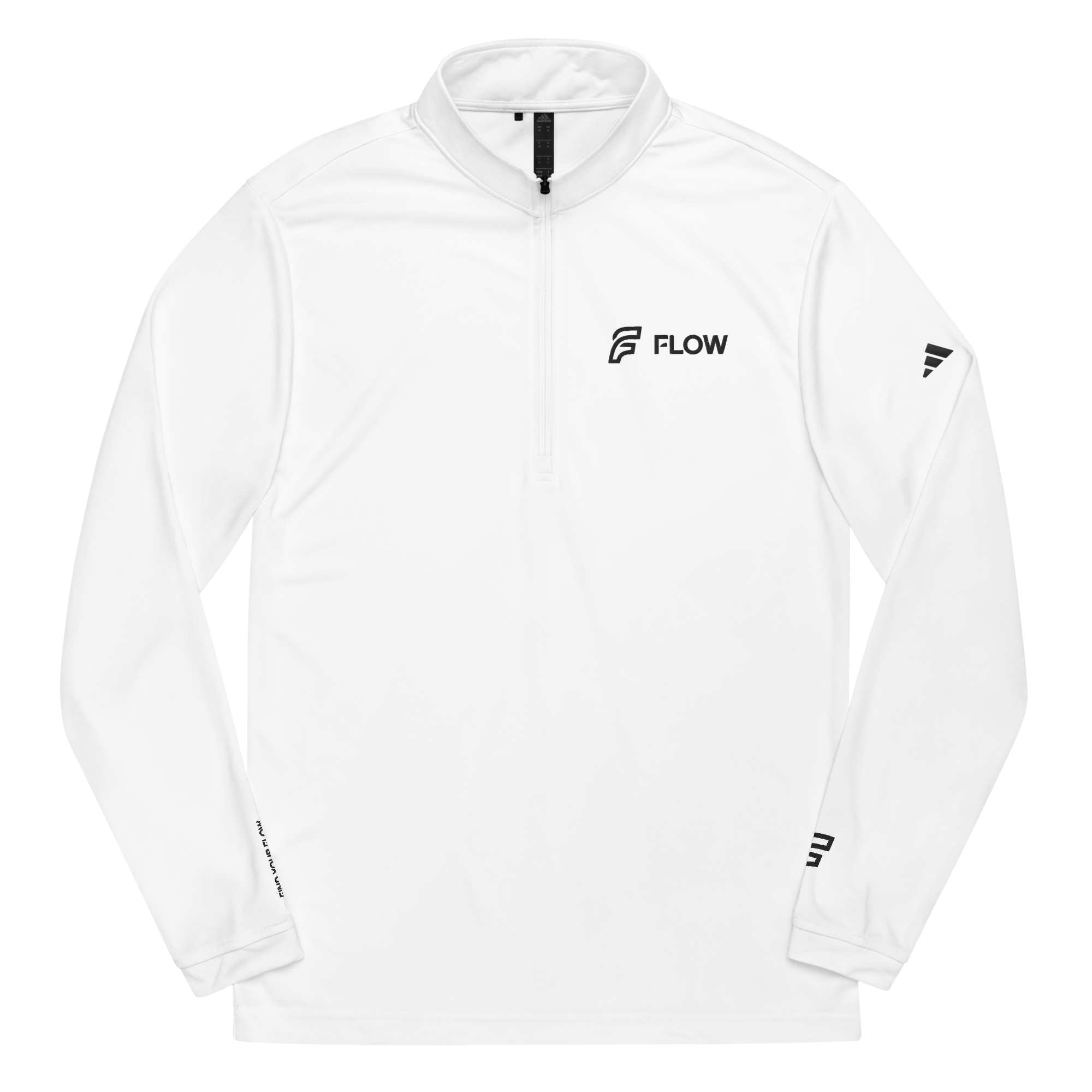 FLOW X ADIDAS TECH SHIRT | WHITE HIGH CONTRAST