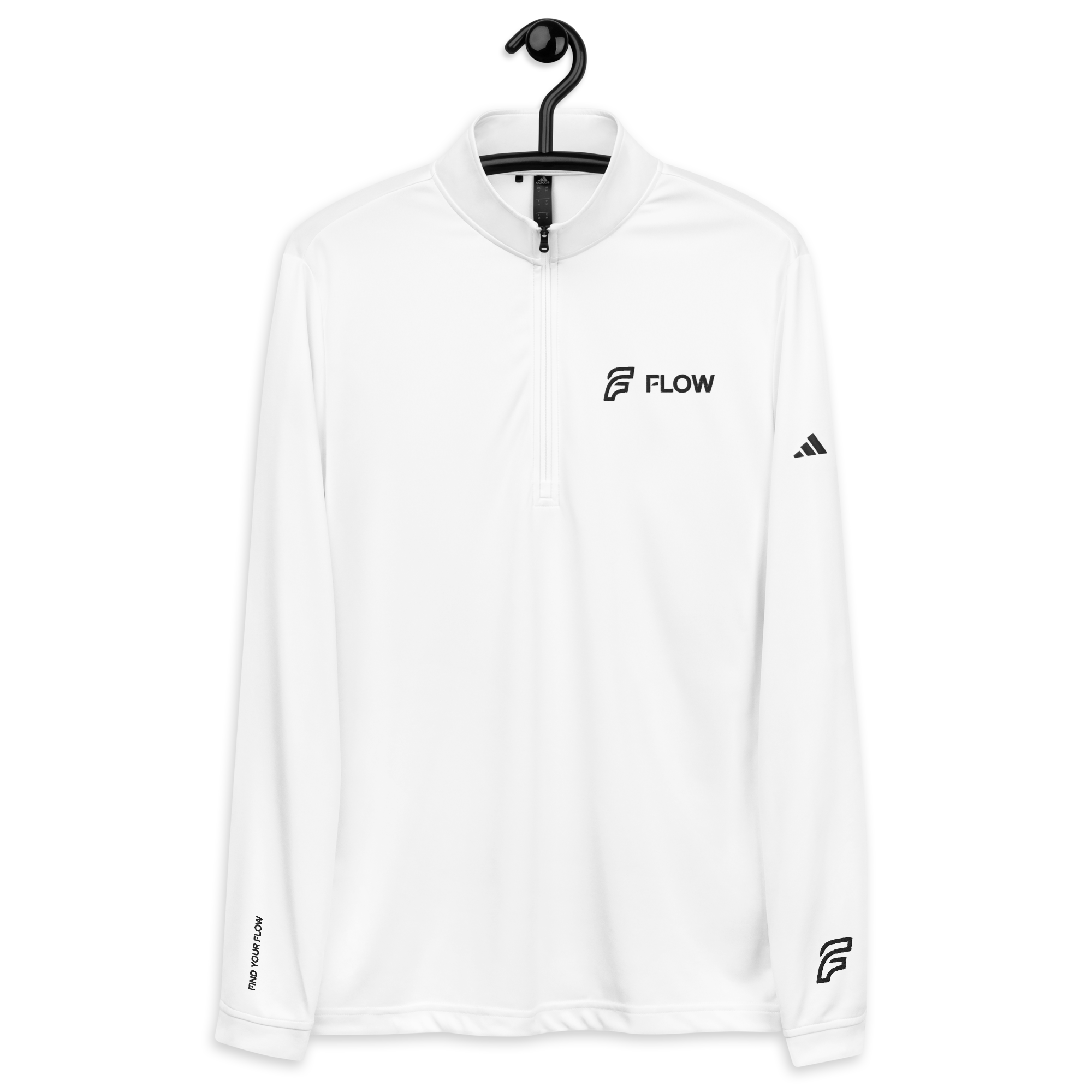 FLOW X ADIDAS TECH SHIRT | WHITE HIGH CONTRAST