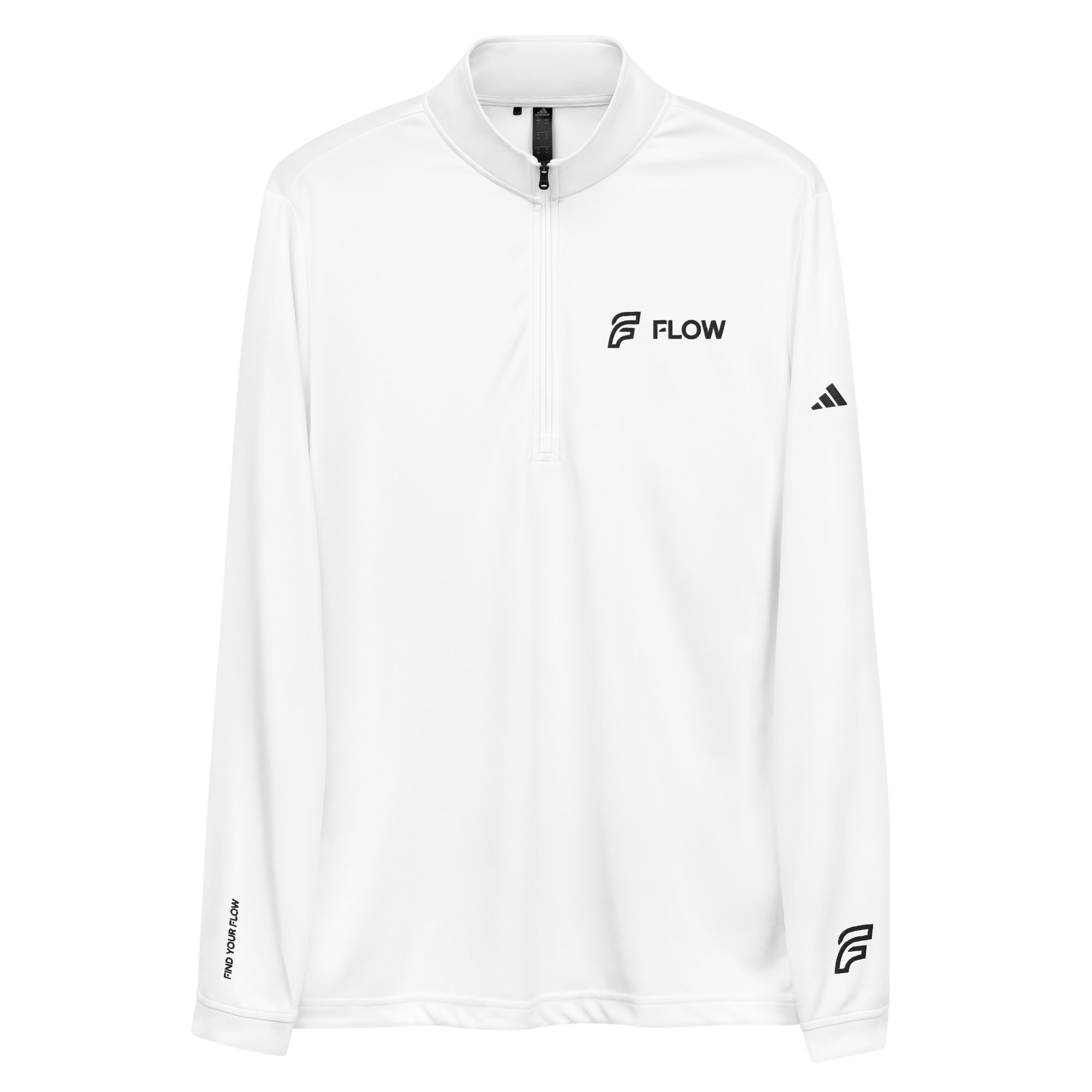 FLOW X ADIDAS TECH SHIRT | WHITE HIGH CONTRAST