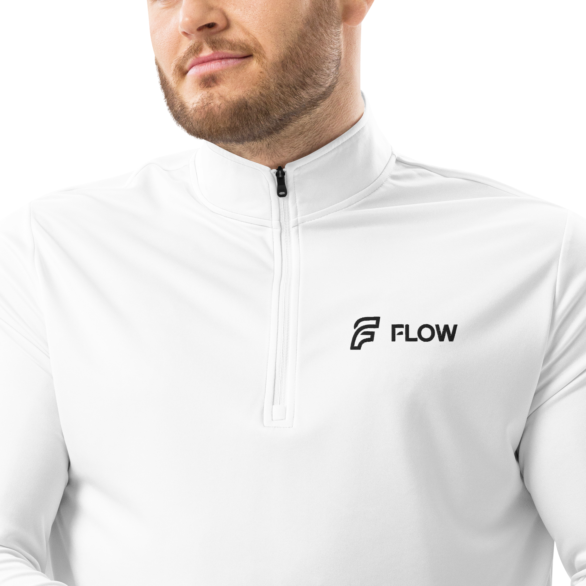 FLOW X ADIDAS TECH SHIRT | WHITE HIGH CONTRAST