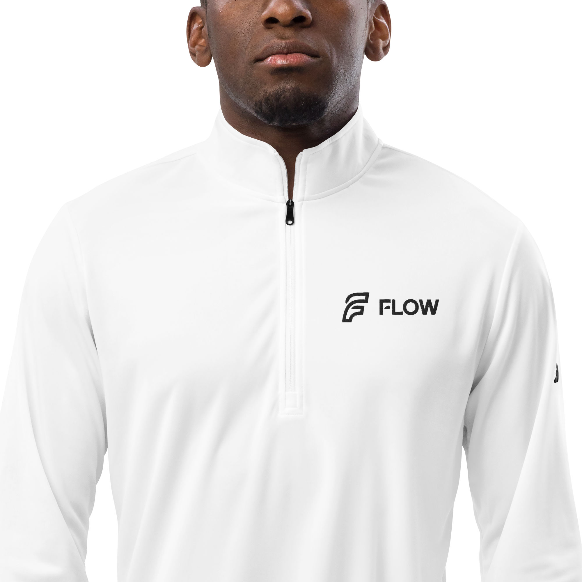 FLOW X ADIDAS TECH SHIRT | WHITE HIGH CONTRAST